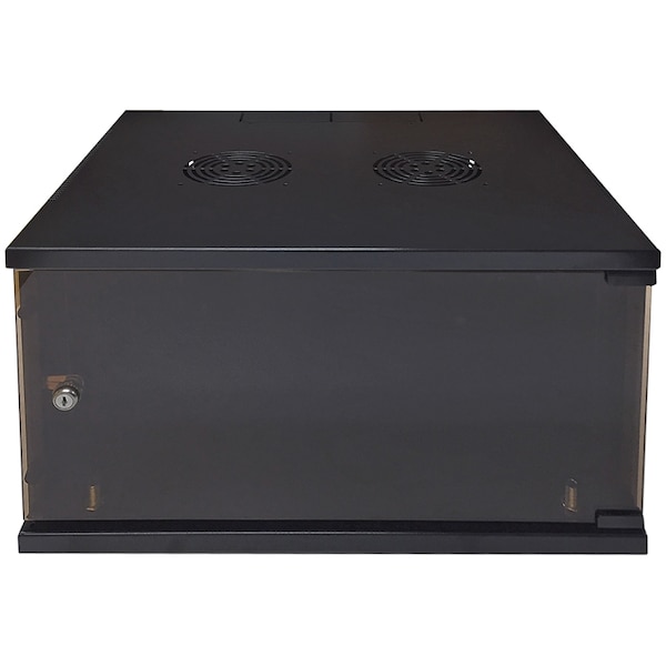 Electriduct High Quality 6U Wall Mount Cabinet (Black) QWM-EPRO-6U